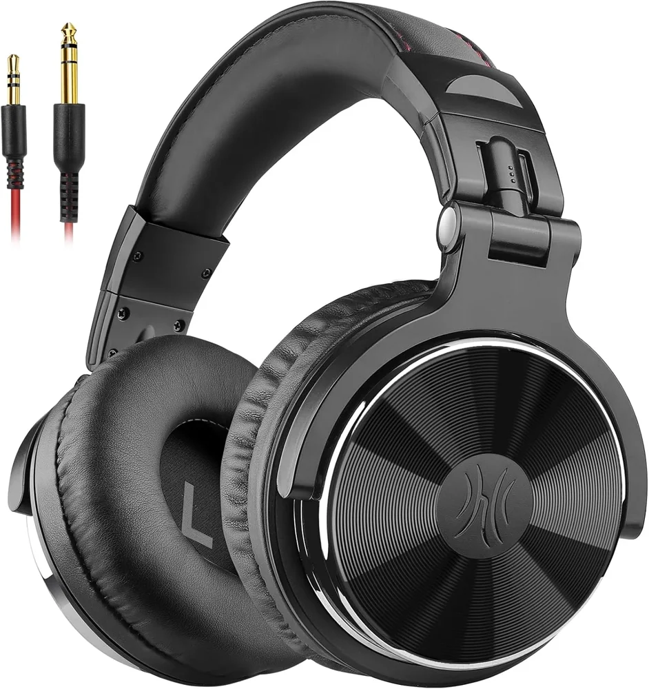 OneOdio Pro-10 over-ear headphones with detachable 1/4-inch cable